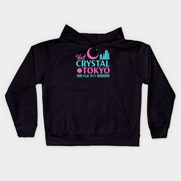 Crystal Tokyo Kids Hoodie by deadright